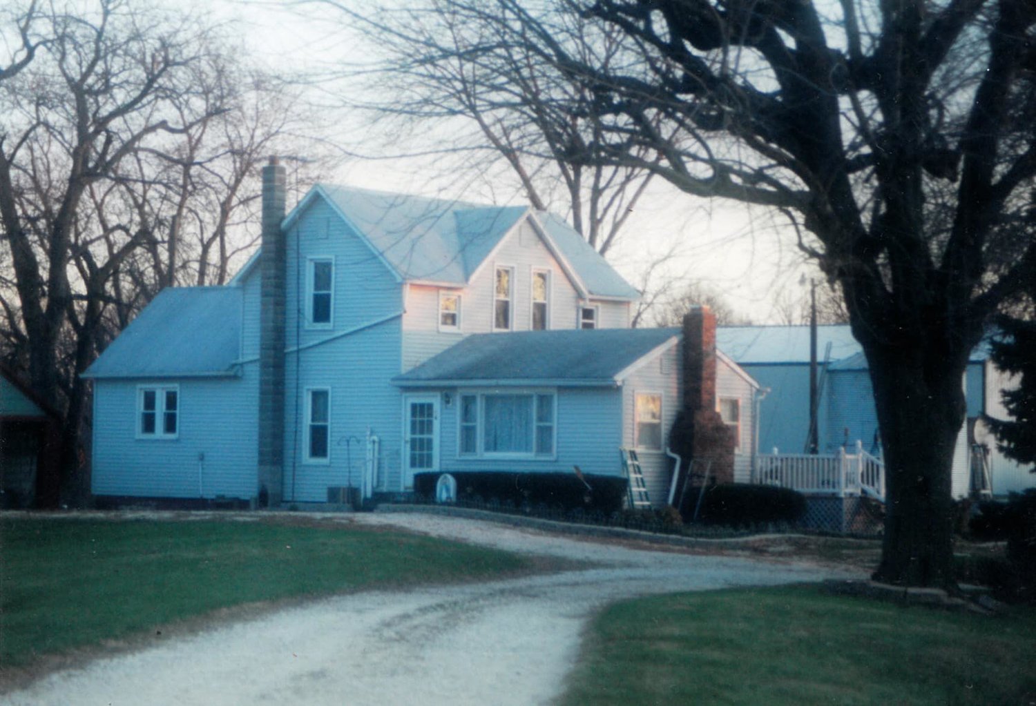 This farmhouse was the home of Liz Schleicher’s ancestors in Calhoun County, Illinois.